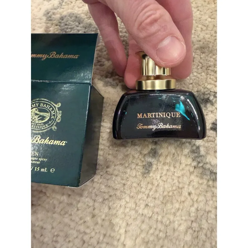 TOMMY BAHAMA SET SAIL MARTINIQUE Mini Cologne for Men 0.5 oz 15 ml EDC Spray NEW